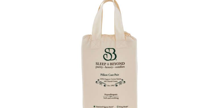 Sleep & Beyond – Organic Pillowcase Pair Sateen