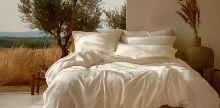 Sleep & Beyond – Organic Cotton Sateen Duvet Cover Set
