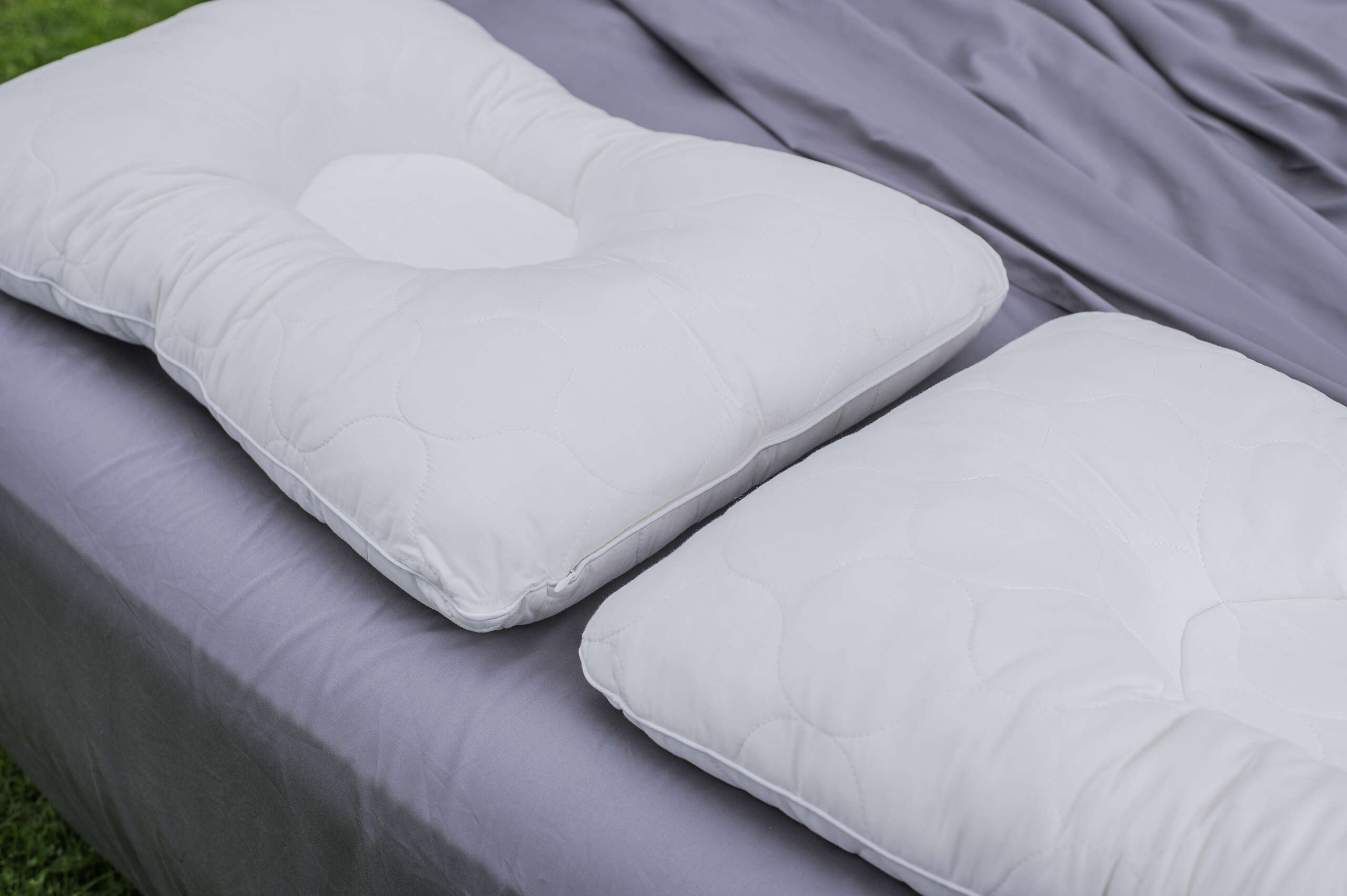 two comfortable pillows